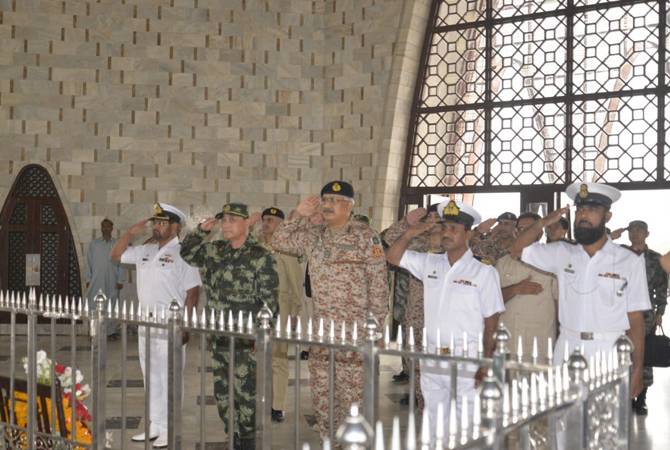 چینی پیپلز مسلح پولیس فورس کے کمانڈر کا سندھ رینجرز ہیڈ کوارٹر کا دورہ