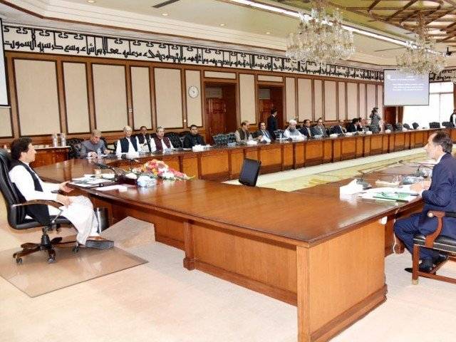 عمران خان کی زیر صدارت وفاقی کابینہ کا اجلاس ، مختلف امور پر تفصیلی بریفنگ