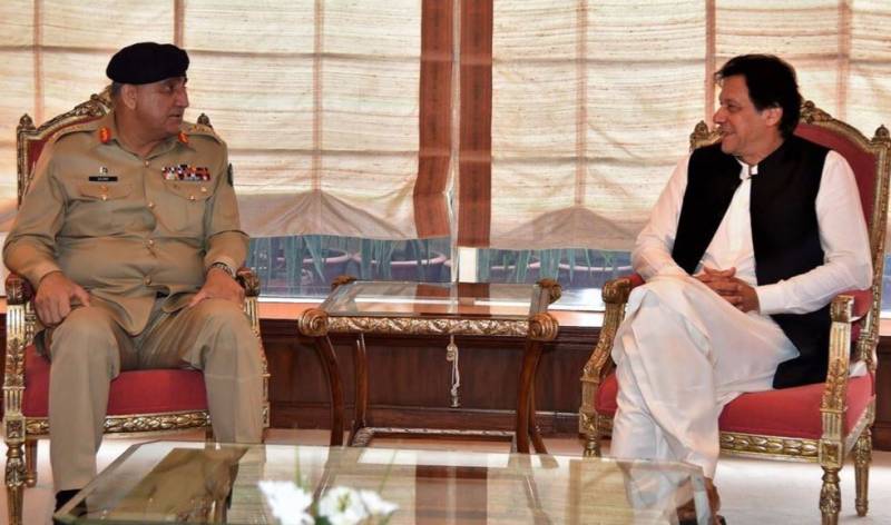 وزیر اعظم عمران خان سے آرمی چیف کی ملاقات 