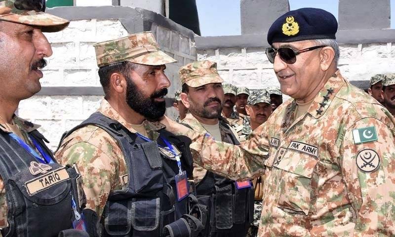 آرمی چیف کا جنوبی وزیرستان کا دورہ، امن و امان کی صورتحال پر بریفنگ