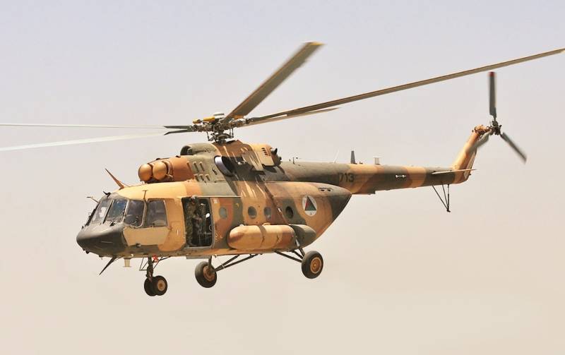 افغان صوبے بلخ میں فوجی ہیلی کاپٹر گر کر تباہ