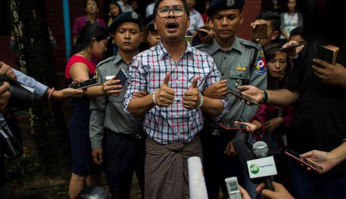  روہنگیا مسلمانوں پر مظالم سے پردہ اٹھانے والے 2 صحافیوں کو 7 سال قید