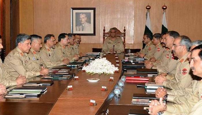 کور کمانڈرز کانفرنس، آپریشن ردالفساد پر پیشرفت کا جائزہ لیا گیا