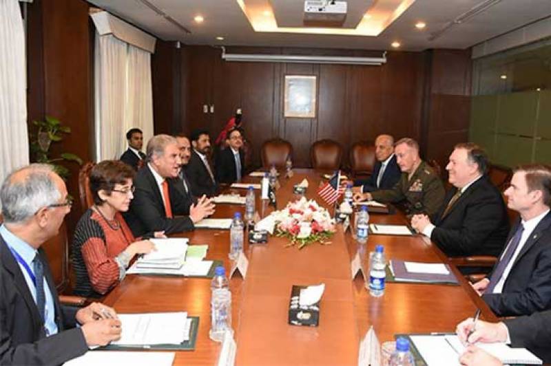 پاکستان اور امریکا کے درمیان وفود کی سطح پر دفتر خارجہ میں مذاکرات ختم 