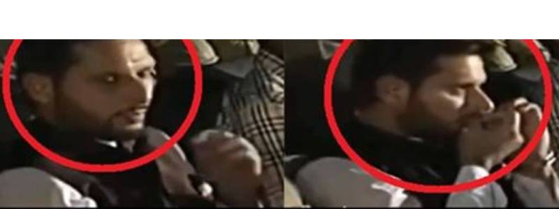 یو م دفاع تقریب میں نسوار کھاتے ہوئے شاہد آفریدی کی ویڈیو نے سوشل میڈیا پر ہنگامہ برپا کردیا
