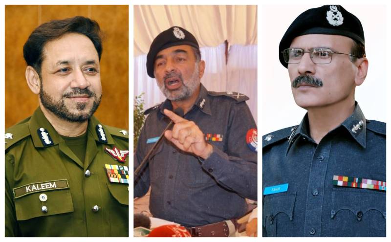 وفاقی حکومت نے تین صوبوں کے انسپکٹر جنرل پولیس تبدیل کر دیے 