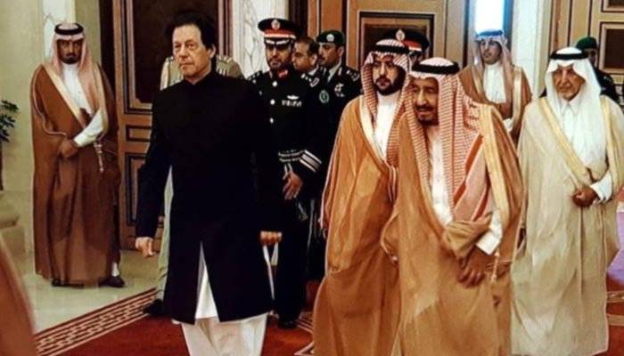 وزیراعظم عمران خان کی سعودی فرماں روا شاہ سلمان سے ملاقات