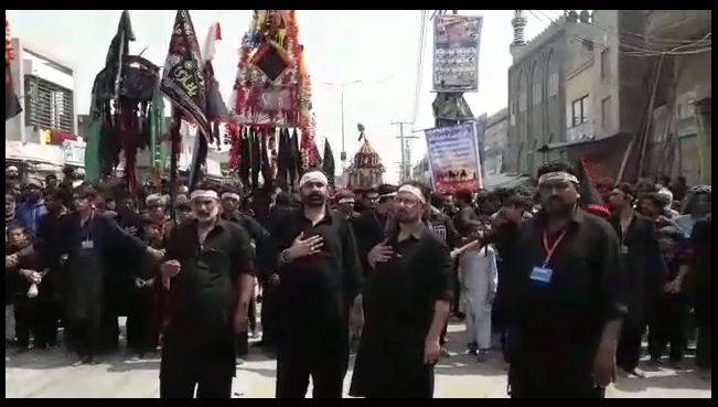  ملک بھر کی طرح جلال پور بھٹیاں میں بھی یوم عاشور عقیدت واحترام سے منایا جا رہا ہے
