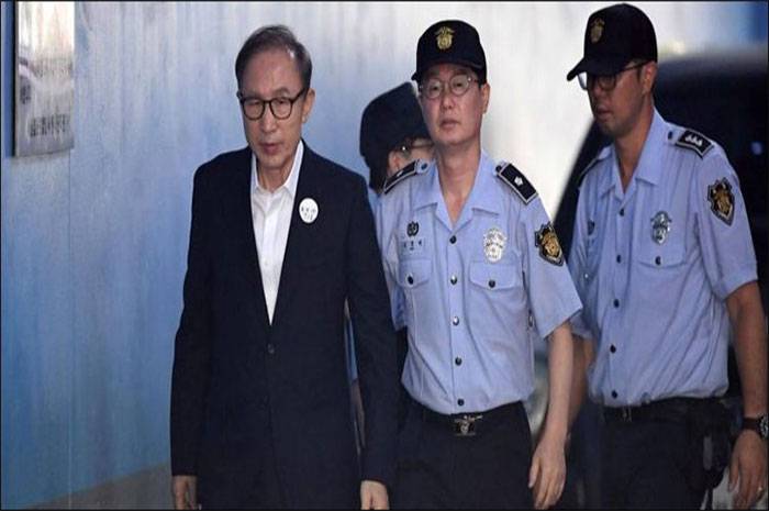 جنوبی کوریا کے سابق صدر کو کرپشن الزامات میں 15 برس قید