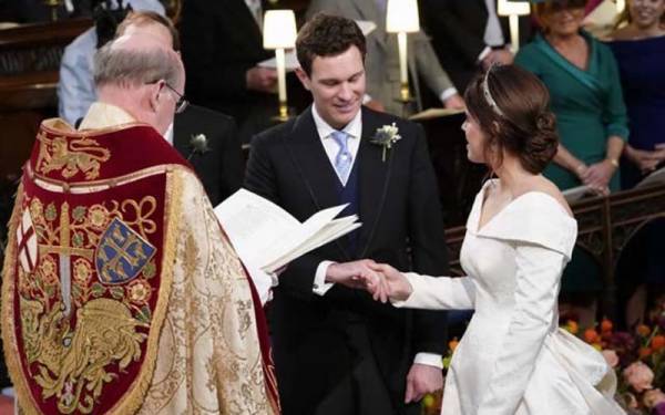 ملکہ برطانیہ کی پوتی شہزادی یوجین رشتہ ازدواج میں منسلک