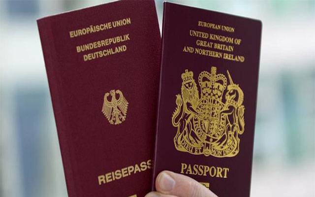جرمن پاسپورٹ کیلئے درخواست دینے والے برطانوی شہریوں کی تعداد میں اضافہ