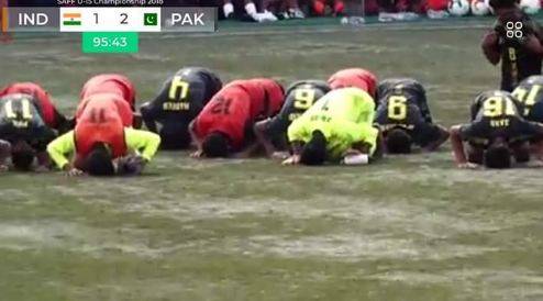 ساف انڈر15فٹبال چیمپئن شپ، پاکستان نے بھارت کو شکست دے دی