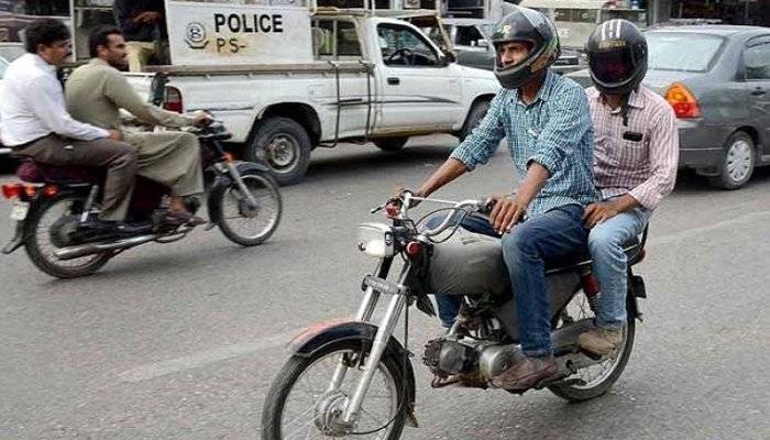 چہلم شہدائے کربلا، سندھ میں موٹرسائیکل کی ڈبل سواری پر پابندی