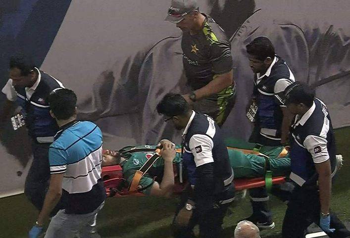 نیوزی لینڈ کیخلاف میچ میں امام الحق گیند لگنے سے انجرڈ 