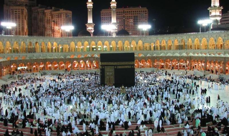 حرم میں مغرب کی نماز میں 18منٹ کی تاخیر