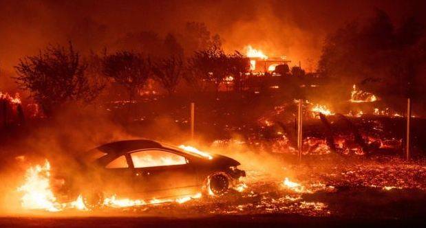 کیلیفورنیا کے جنگلات میں لگی آگ سے ہلاکتوں کی تعداد 50 ہوگئی
