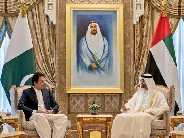 وزیراعظم عمران خان کی شیخ محمد بن زید سے ملاقات، دوطرفہ تعلقات پر بات چیت
