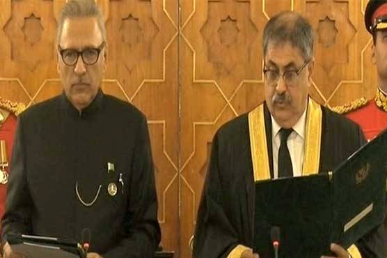  جسٹس اطہر من اللہ نے چیف جسٹس اسلام آباد ہائیکورٹ کا حلف اٹھا لیا