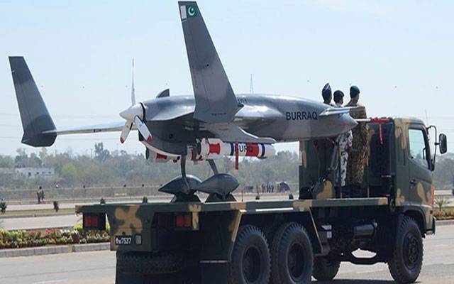 آئیڈیاز 2018: پاکستانی ساختہ ڈرون 'براق' بین الاقوامی مارکیٹ میں متعارف 