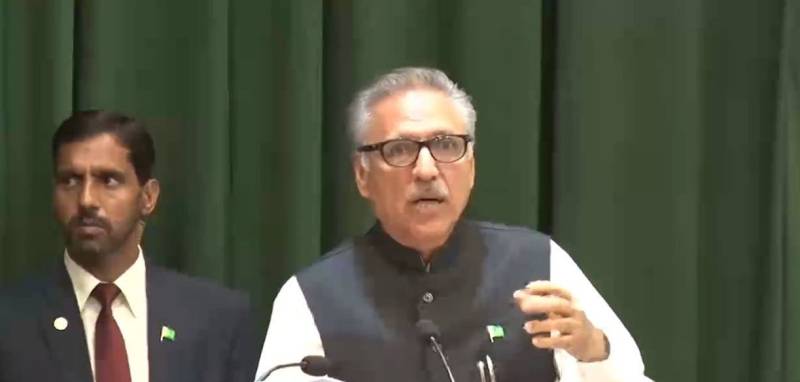  قوم پاکستانی ملکی اشیا خریدنے کو فوقیت دیں،صدر  عارف علوی