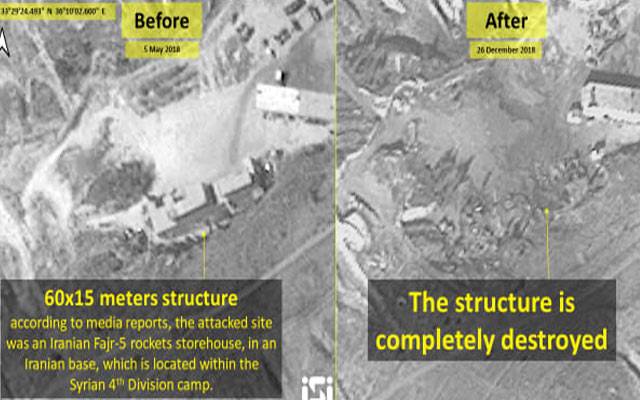 اسرائیل جنگی طیاروں کی ایرانی سرحد کے قریب دہشتگردوں کے مشتبہ ٹھکانوں پر فضائی بمباری 