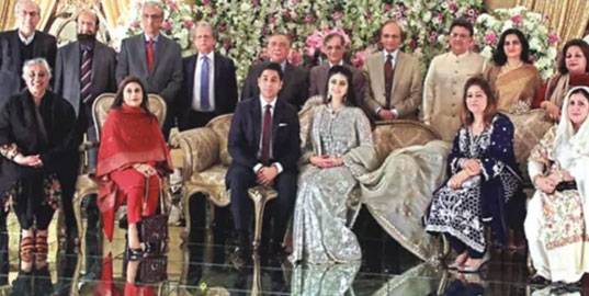 چیف جسٹس پاکستان کے بیٹے کی جسٹس شہرام سرور کی بیٹی سے منگنی