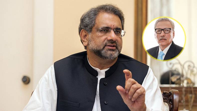 امید ہے کہ عارف علوی پاکستان کے بہترین صدر ثابت ہونگے،شاہد خاقان عباسی