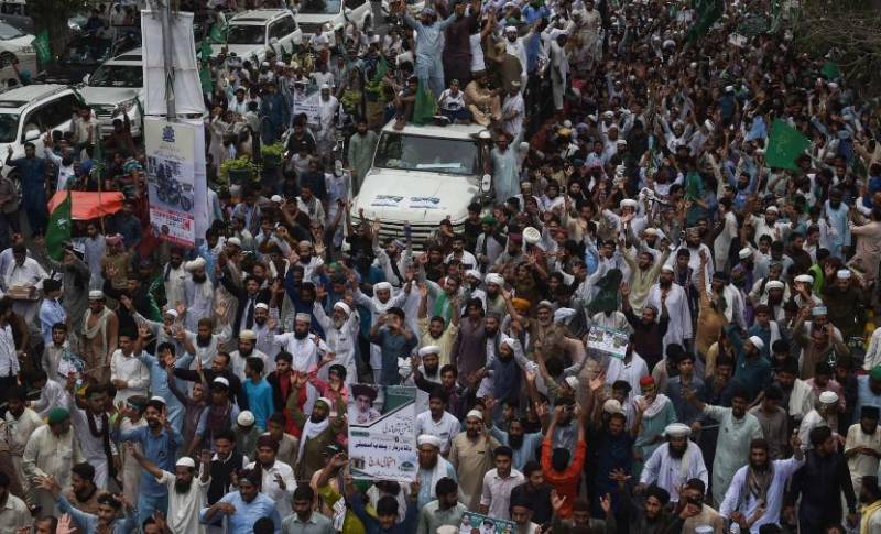  تحریک لبیک نے احتجاج کی کال دیدی ہے