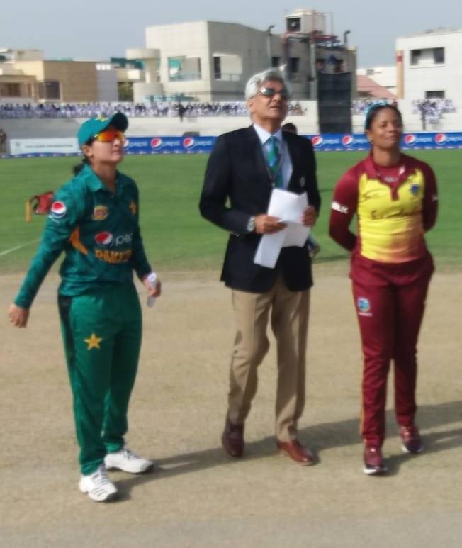 پاکستان اور ویسٹ انڈیز ویمن ٹیموں کا پہلا ٹی20 مقابلہ شروع 