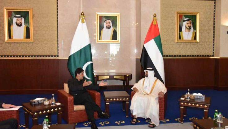   وزیراعظم عمران خان کی  شیخ محمد بن زید سے ملاقات 