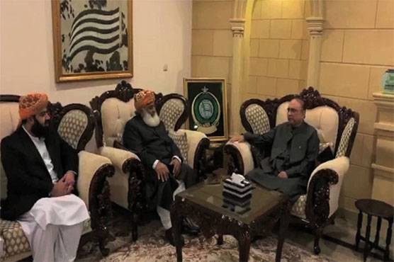 زرداری اور فضل الرحمان کی ملاقات،اپریل میں احتجاجی تحریک چلانے کا فیصلہ