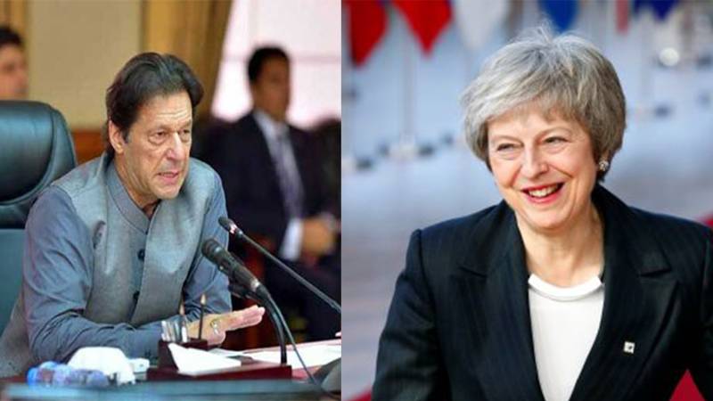 وزیر اعظم عمران خان کا برطانوی وزیر اعظم  تھریسامے سے ٹیلیفونک رابطہ