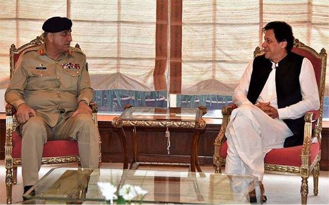 آرمی چیف کی وزیراعظم عمران خان سے ملاقات ، اہم امور پر تبادلہ خیال