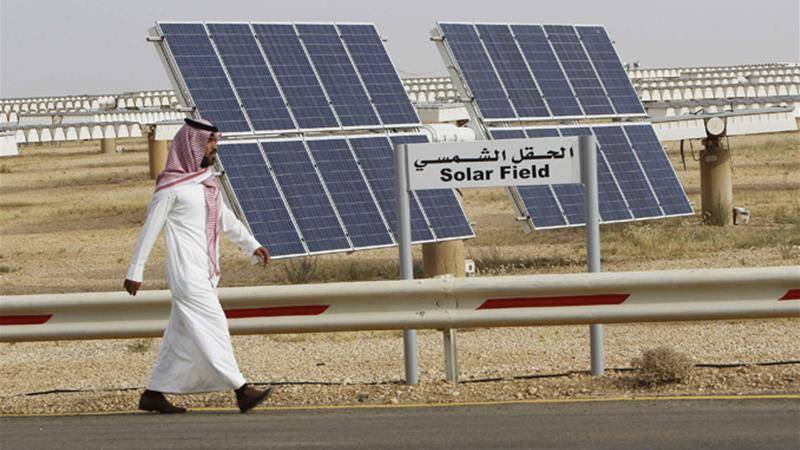 سعودی عرب میں شمسی توانائی کے 7 منصوبوں پر کام شروع کرنے کا اعلان