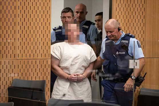 نیوزی لینڈ مساجد میں دہشت گردی کا مرکزی ملزم برینٹن عدالت میں پیش