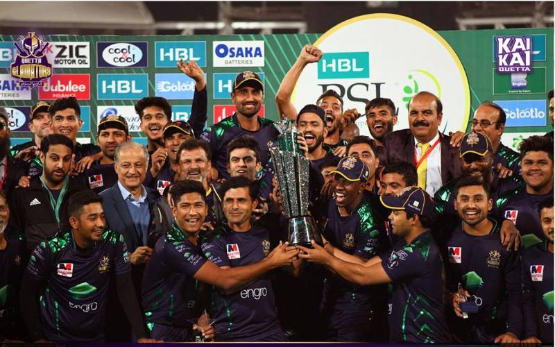 کوئٹہ گلیڈی ایٹرز پی ایس ایل 4 کی چیمپئن بن گئی
