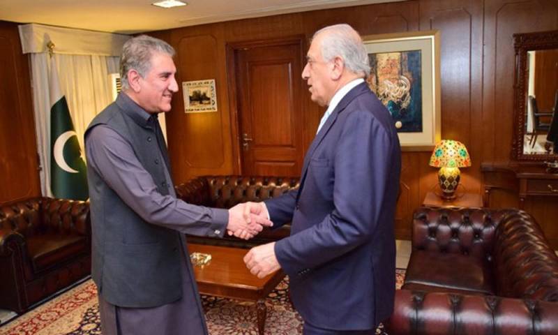 وزیر خارجہ شاہ محمود سے زلمے خلیل زاد کی ملاقات، اہم امور پر تبادلہ خیال