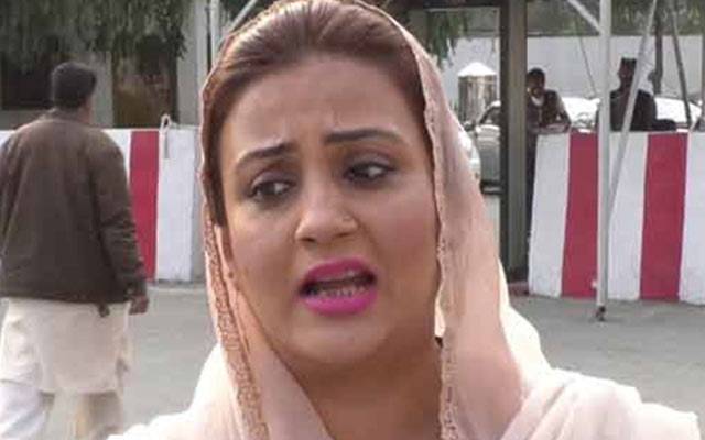 مسلم لیگ ن کی عظمیٰ بخاری نے حکومت کیخلاف احتجاج میں گو نواز گو کے نعرے لگا دیئے