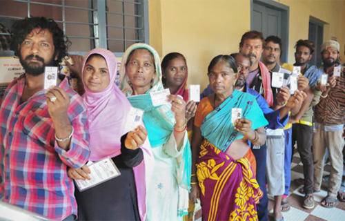 انڈین انتخابات کا سب سے بڑا مرحلہ: 117 نشستوں پر ووٹنگ جاری