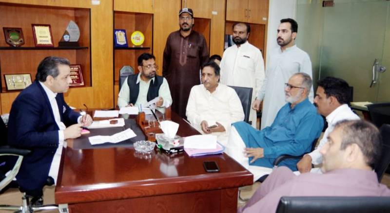صوبائی وزیر تعلیم پنجاب ڈاکٹر مراد راس کا پی ٹی سی بی کے دفتر میں کھُلی کچہری کا انعقاد