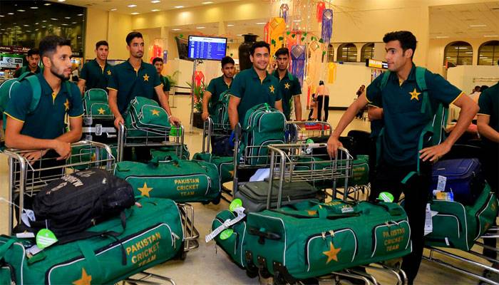 پاکستانی انڈر 19 ٹیم سری لنکا کیخلاف ون ڈے سیریز کھیلنے کیلئے کولمبو پہنچ گئی