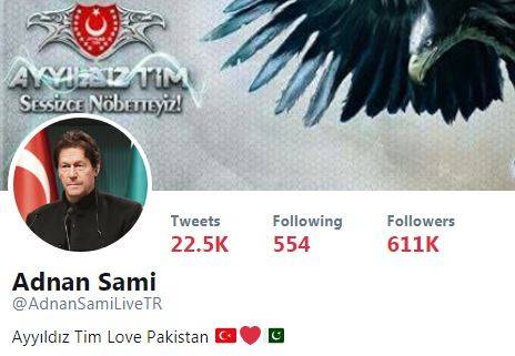 گلوکار عدنان سمیع خان کا ٹوئٹر اکاﺅنٹ بھی ہیک 