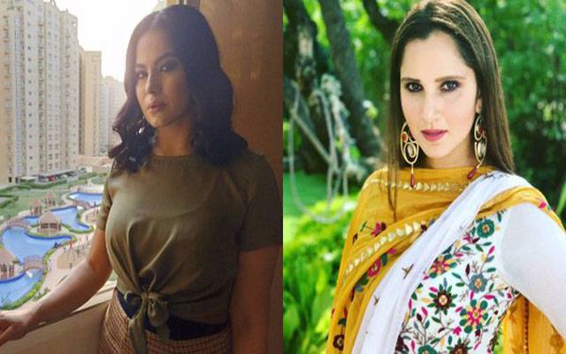 پاک بھارت میچ کے بعد وینا ملک اور ثانیہ مرزا آمنے سامنے
