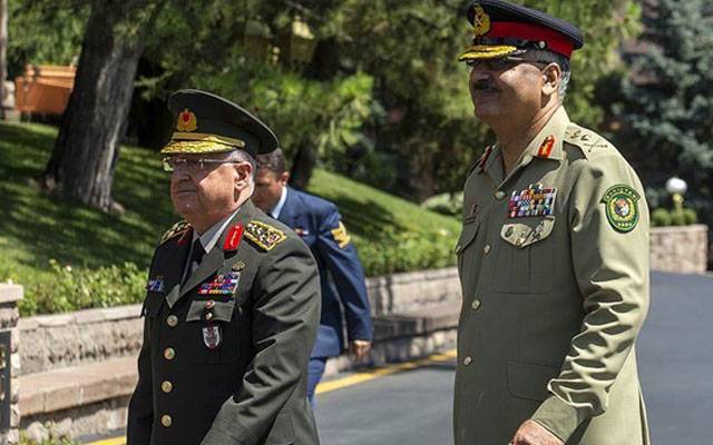 پاک ترک افواج کے درمیان اعلیٰ سطحی ملاقات ، دفاعی تعاون بڑھانے پر بات چیت 