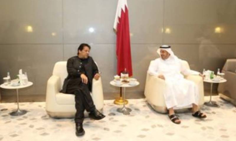 وزیراعظم کی قطری ہم منصب سے ملاقات, باہمی دلچسپی کے امور پر تبادلہ خیال