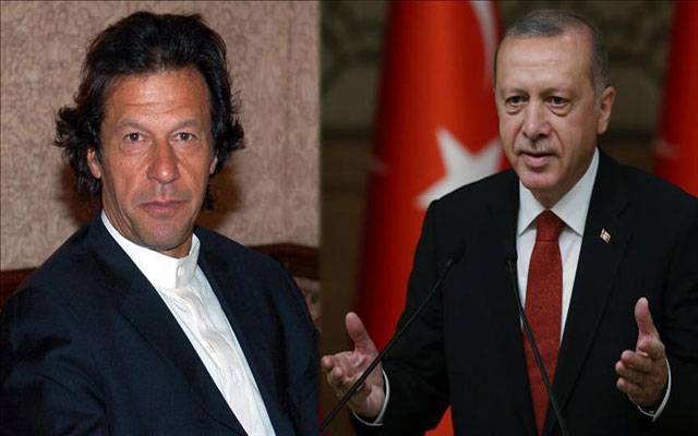 وزیراعظم عمران خان سے ترک صدر کا ٹیلی فونک رابطہ ، مسئلہ کشمیر پر بات چیت 