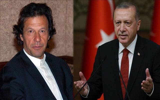 وزیراعظم عمران خان سے ترک صدر کا ٹیلی فونک رابطہ ، مسئلہ کشمیر پر بات چیت 