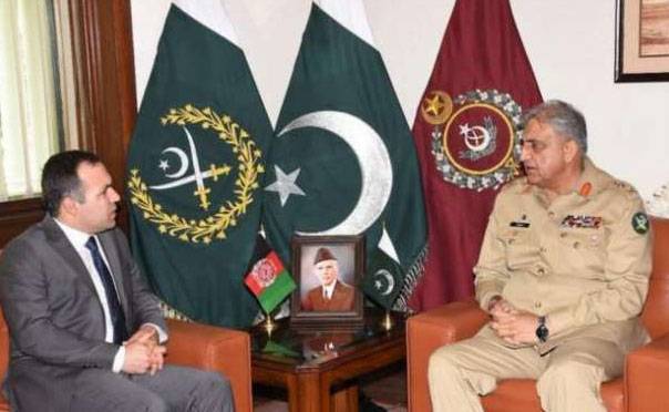 آرمی چیف جنرل قمر جاوید سے افغان سفیر کی اہم ملاقات