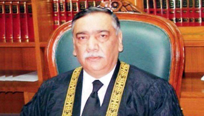  رہائی کی درخواست ہو تو نواز شریف کیلئے ویڈیو فائدہ مند ہو گی، چیف جسٹس پاکستان