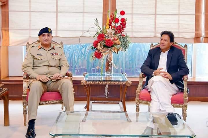 وزیر اعظم سے آرمی چیف کی ملاقات، سیکیورٹی سے متعلق امور پر تبادلہ خیال